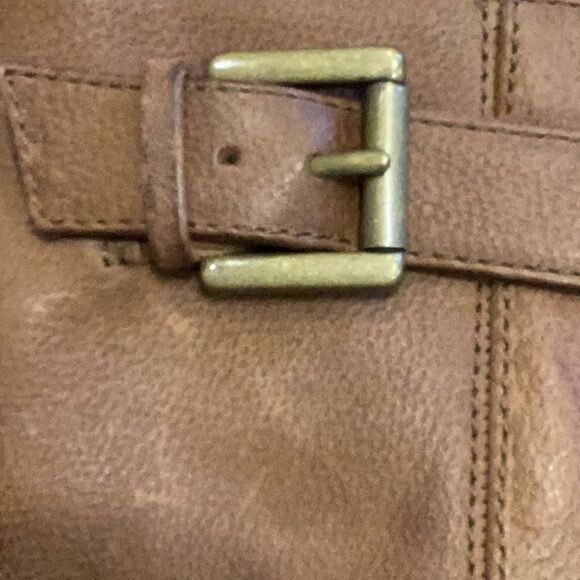 Cole Haan Brown Leather Harness Moto z boots 6.5 - Picture 12 of 12